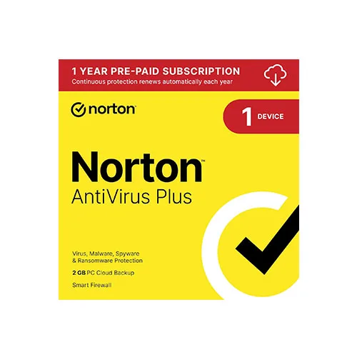 Norton AntiVirus Plus — 1 Device, 1 Year (Digital Delivery) — product image from NextGenTeky