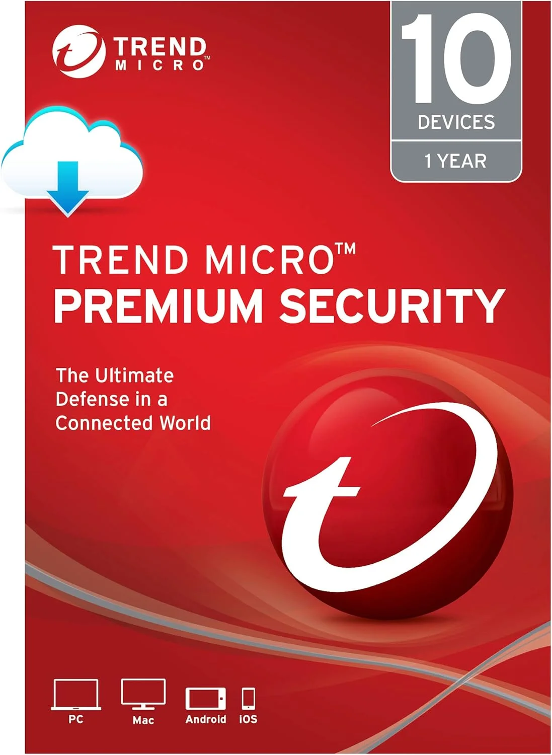 Trend Micro Max Premium Security — 10 Devices, 1 Year — product image from NextGenTeky
